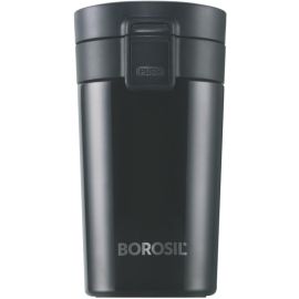 BOROSIL VACUUM COFFEEMATE MUG BLACK 300ML BT300BLK110