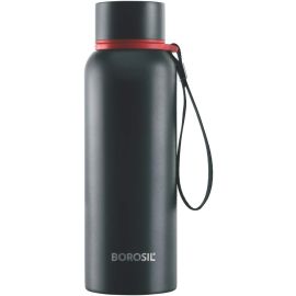 BOROSIL VACUUM TREK BOTTLE BLACK 500ML BT500BLK102