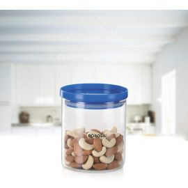 BOROSIL STACK & STORE WITH PLASTIC LID 600ML BSJPP960600