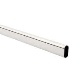 Walteco Wardrobe Tube 30X15X900Mm, Nickel-Plated 92143