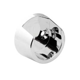 Walteco Bearing For Wardrobe Tube Ø 25Mm, Plastic, Chrome-Plated, 2 Pcs 92213