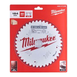 Milwaukee Circular Saw Blade For Wood 184mmx30mmx40T 4932471298