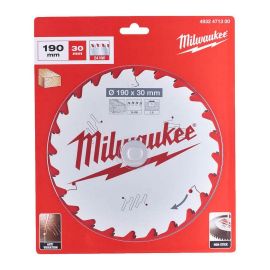 Milwaukee Circular Saw Blade For Wood 190mmx30mmx24T 4932471300