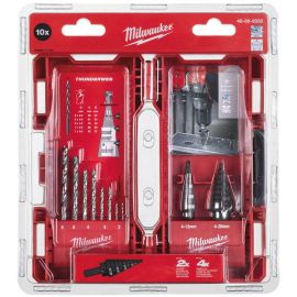 Milwaukee Step & Drill Bit Combo Set 10pcs 48899350