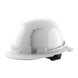 Milwaukee BOLT™ Full Brim Hard Hat w/4Pt Ratcheting Suspension Vented White 48-73-1201