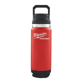 Milwaukee Packout Bottle 710 ml Chug Lid Red 4932493465