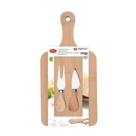 Alpina Cheese board set 3pcs SS/PP/BM 871125224035