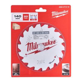 Milwaukee Circular Saw Blade For Wood 140mmx20mmx18T 4932471310