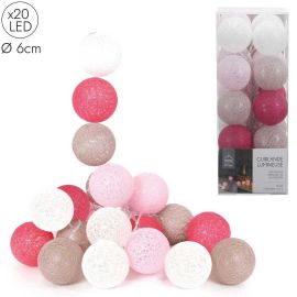 20 Led Ball String Lights - Golden Pink Shades La10051